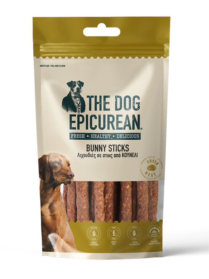 Doca Epicurean Sticks Lixoudies se Stick Skulou xoris Sitira & Gouteni me Kouneli 100gr